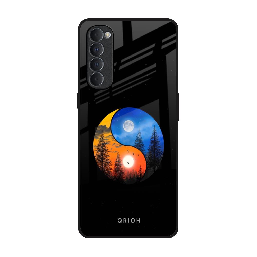 Yin Yang Balance Oppo Reno4 Pro Glass Back Cover Online