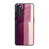 Brush Stroke Art Oppo Reno4 Pro Glass Back Cover Online