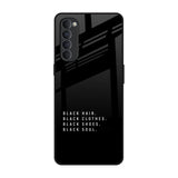 Black Soul Oppo Reno4 Pro Glass Back Cover Online
