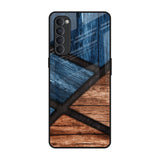 Wooden Tiles Oppo Reno4 Pro Glass Back Cover Online