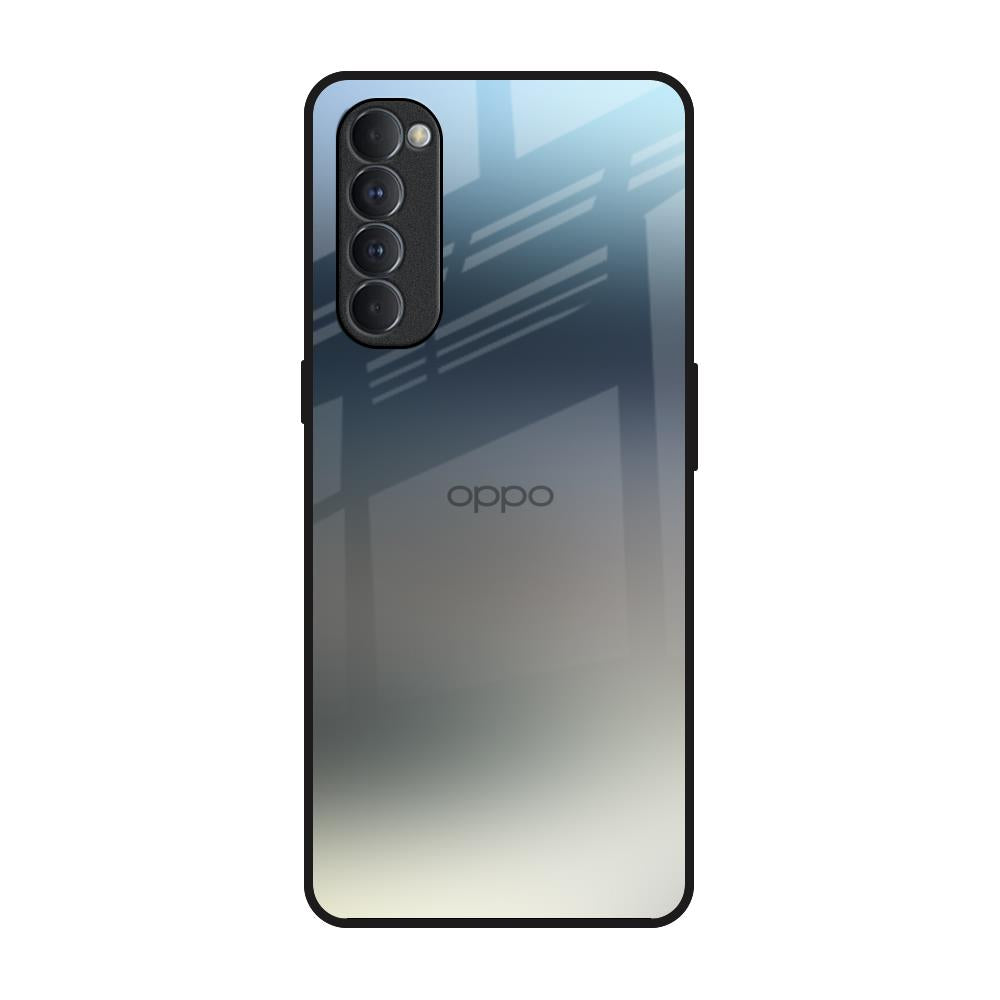 Tricolor Ombre Oppo Reno4 Pro Glass Back Cover Online