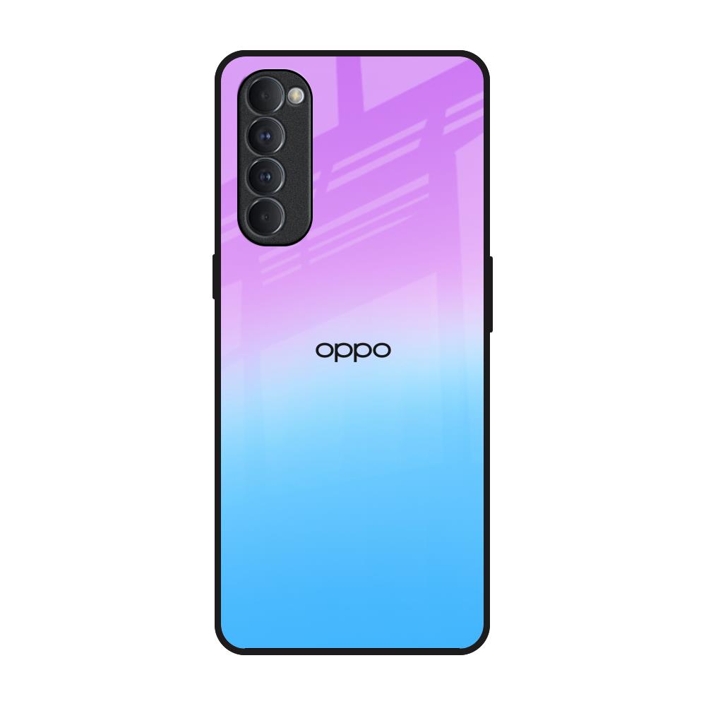 Unicorn Pattern Oppo Reno4 Pro Glass Back Cover Online