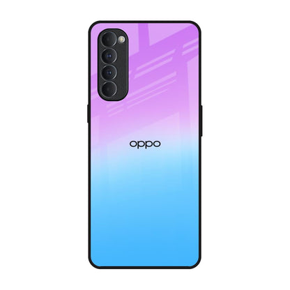 Unicorn Pattern Oppo Reno4 Pro Glass Back Cover Online