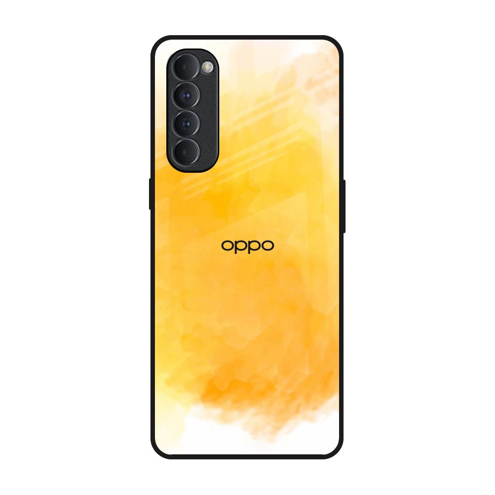 Rustic Orange Oppo Reno4 Pro Glass Back Cover Online