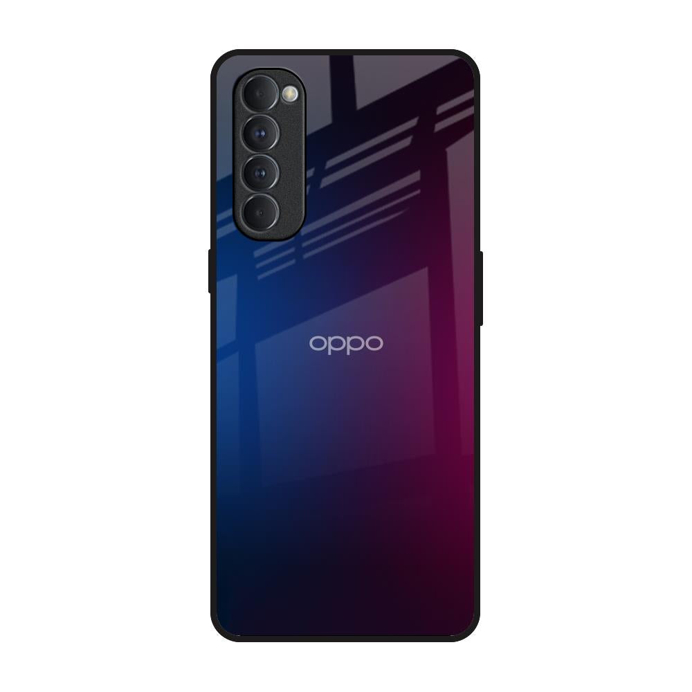 Mix Gradient Shade Oppo Reno4 Pro Glass Back Cover Online