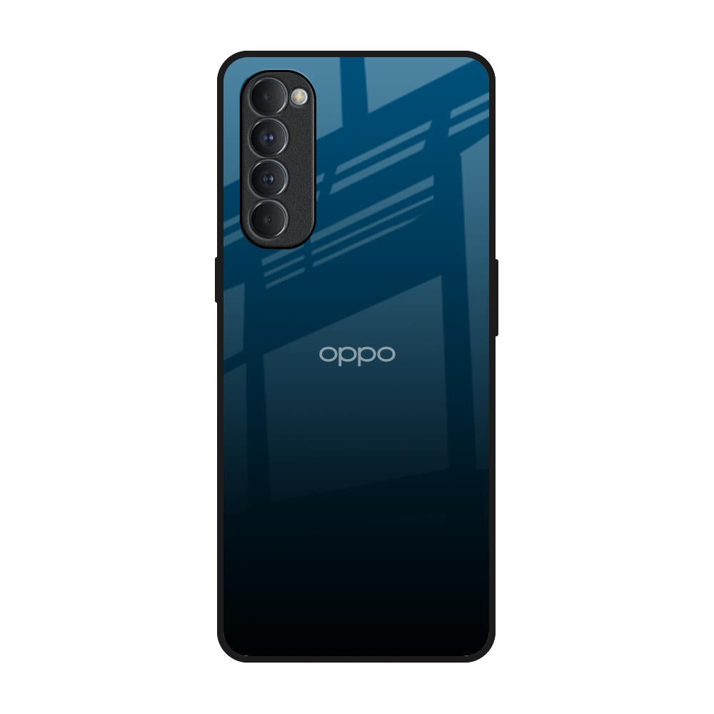 Sailor Blue Oppo Reno4 Pro Glass Back Cover Online