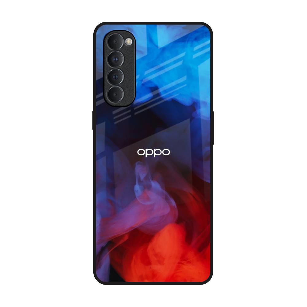 Dim Smoke Oppo Reno4 Pro Glass Back Cover Online