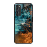 Golden Splash Oppo Reno4 Pro Glass Back Cover Online