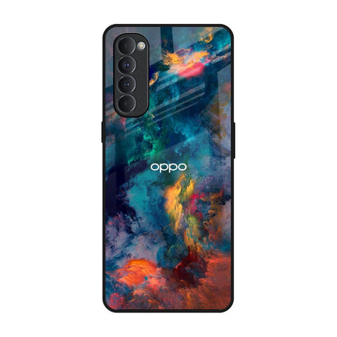 Colored Storm Oppo Reno4 Pro Glass Back Cover Online