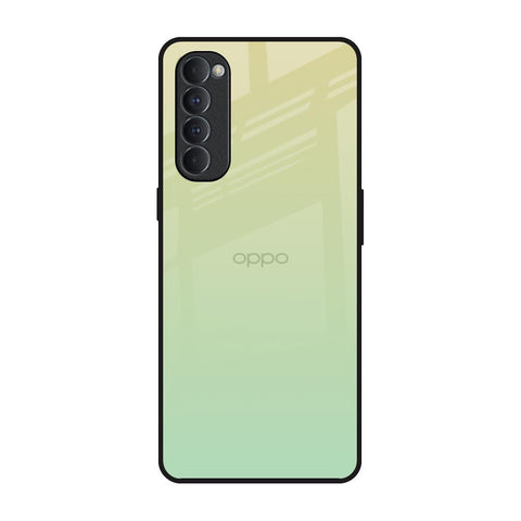Mint Green Gradient Oppo Reno4 Pro Glass Back Cover Online