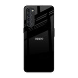 Jet Black Oppo Reno4 Pro Glass Back Cover Online
