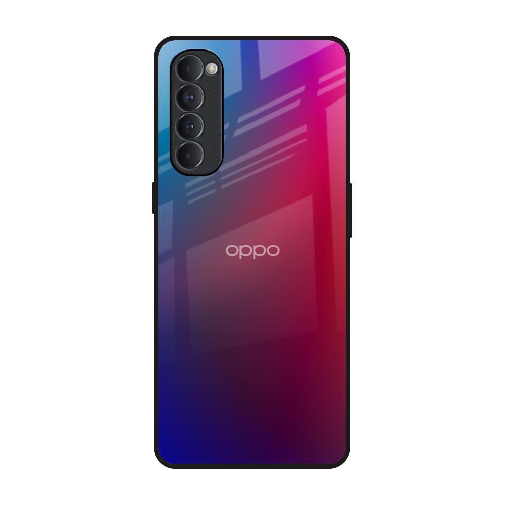 Magical Color Shade Oppo Reno4 Pro Glass Back Cover Online