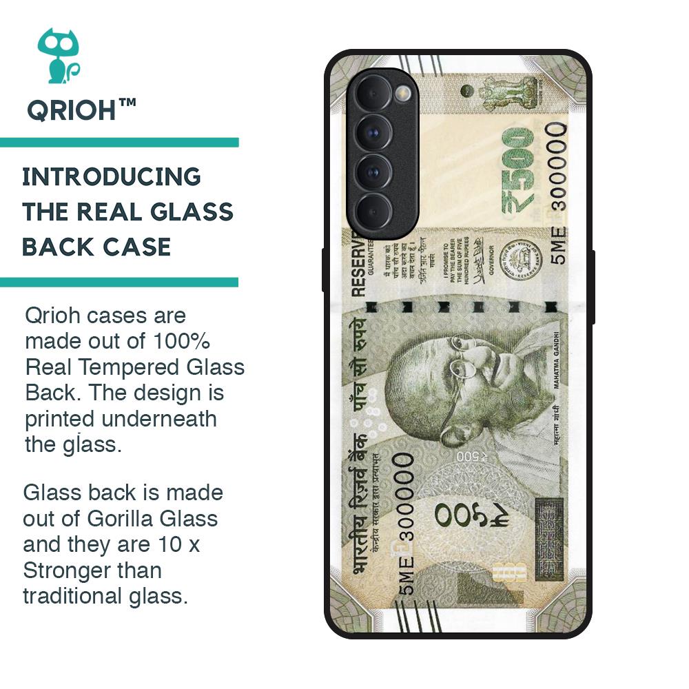 Cash Mantra Glass Case for Oppo Reno4 Pro