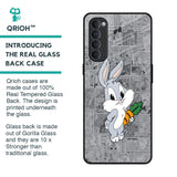 Cute Baby Bunny Glass Case for Oppo Reno4 Pro