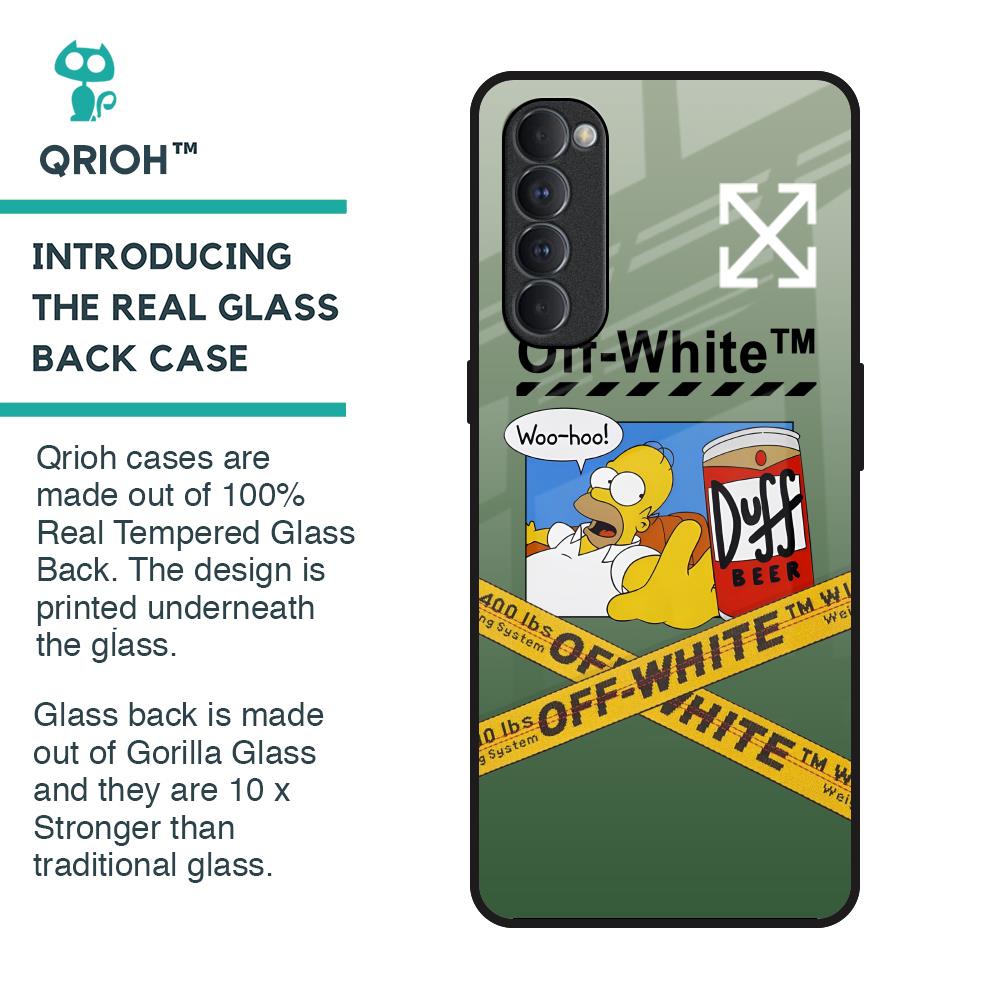 Duff Beer Glass Case for Oppo Reno4 Pro