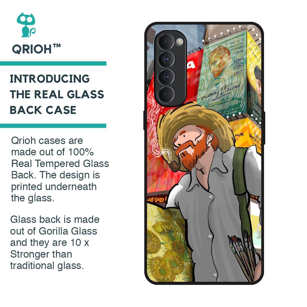 Loving Vincent Glass Case for Oppo Reno4 Pro