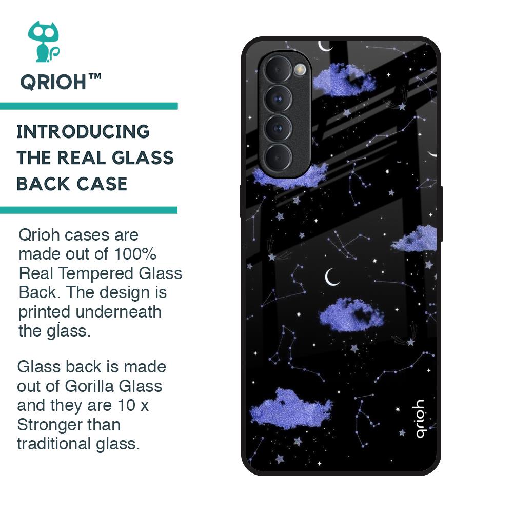 Constellations Glass Case for Oppo Reno4 Pro