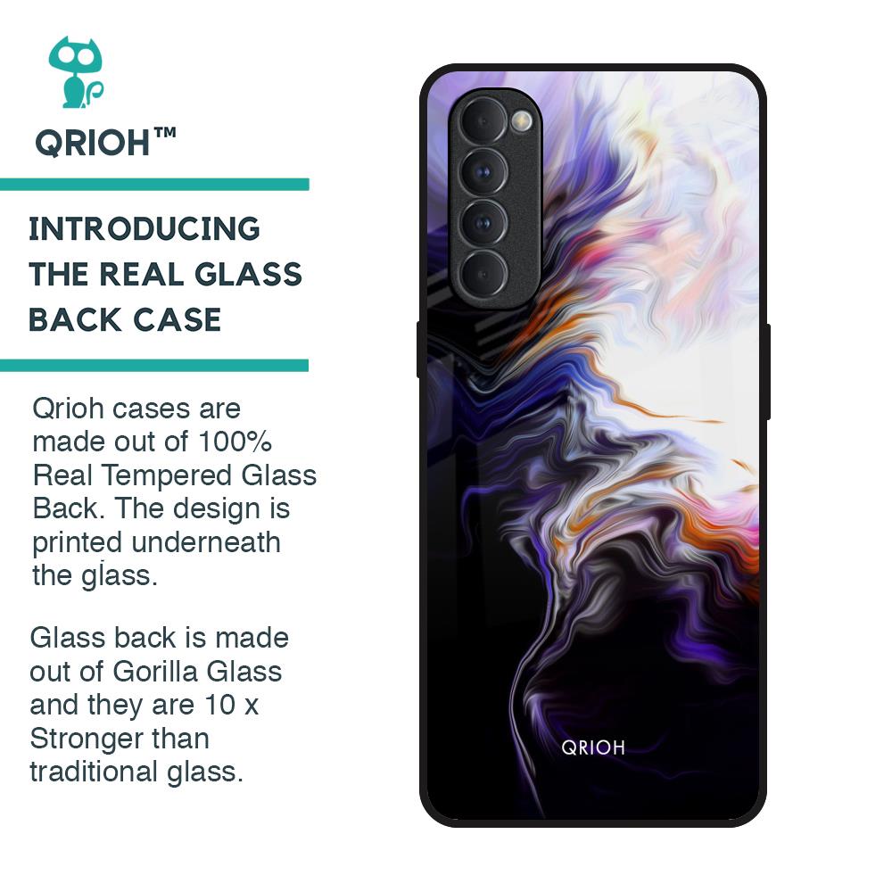 Enigma Smoke Glass Case for Oppo Reno4 Pro
