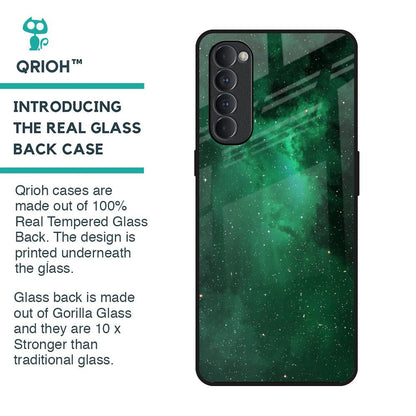 Emerald Firefly Glass Case For Oppo Reno4 Pro