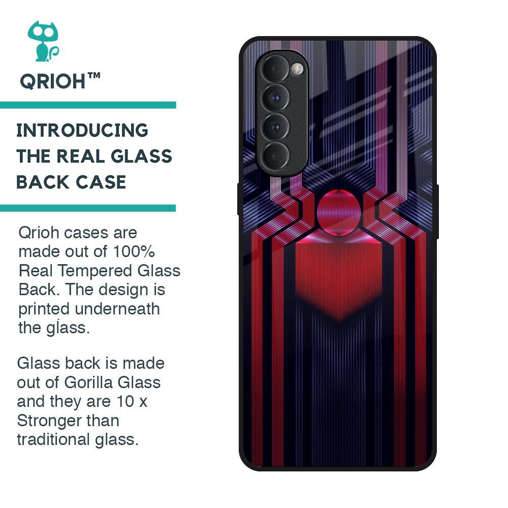 Super Art Logo Glass Case For Oppo Reno4 Pro