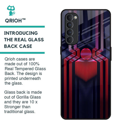 Super Art Logo Glass Case For Oppo Reno4 Pro