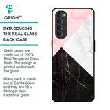 Marble Collage Art Glass Case For Oppo Reno4 Pro