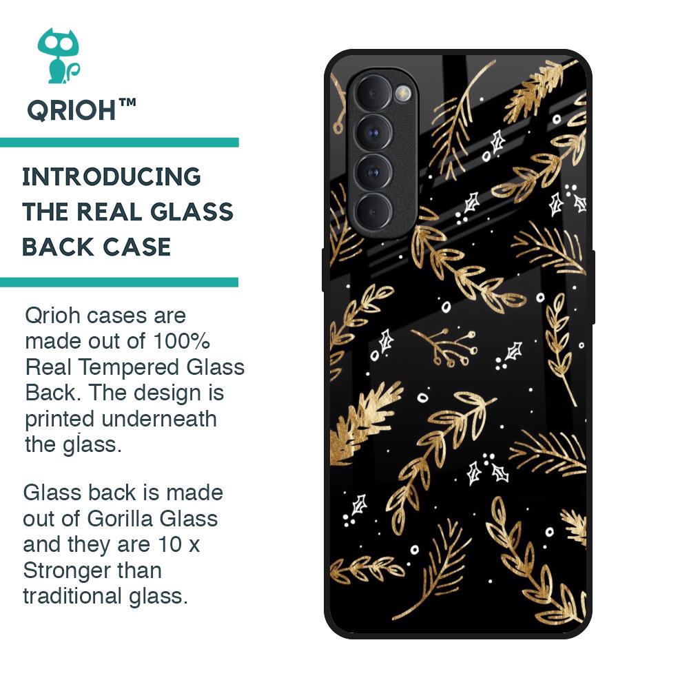 Autumn Leaves Glass Case for Oppo Reno4 Pro