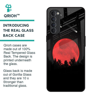 Moonlight Aesthetic Glass Case For Oppo Reno4 Pro