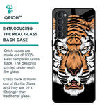 Angry Tiger Glass Case For Oppo Reno4 Pro