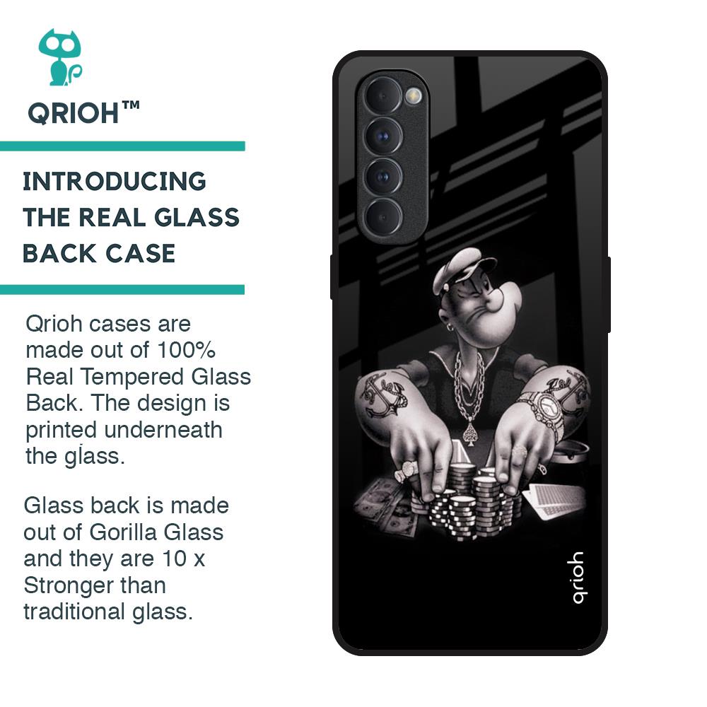 Gambling Problem Glass Case For Oppo Reno4 Pro
