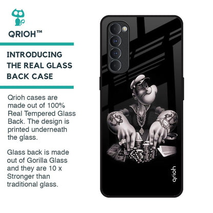 Gambling Problem Glass Case For Oppo Reno4 Pro
