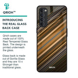 Diagonal Slash Pattern Glass Case for Oppo Reno4 Pro
