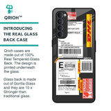 Cool Barcode Label Glass Case For Oppo Reno4 Pro