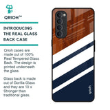 Bold Stripes Glass Case for Oppo Reno4 Pro