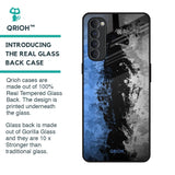 Dark Grunge Glass Case for Oppo Reno4 Pro