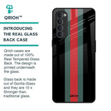 Vertical Stripes Glass Case for Oppo Reno4 Pro