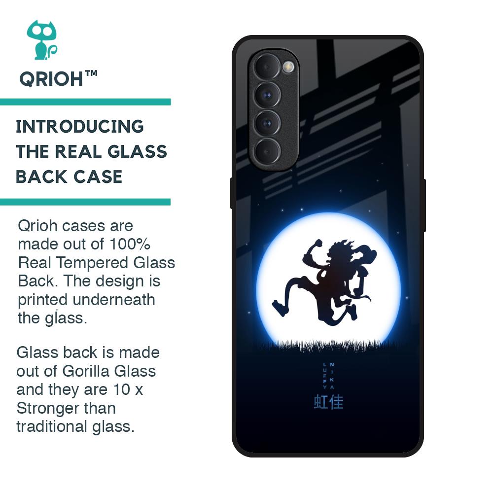 Luffy Nika Glass Case for Oppo Reno4 Pro