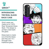 Anime Sketch Glass Case for Oppo Reno4 Pro