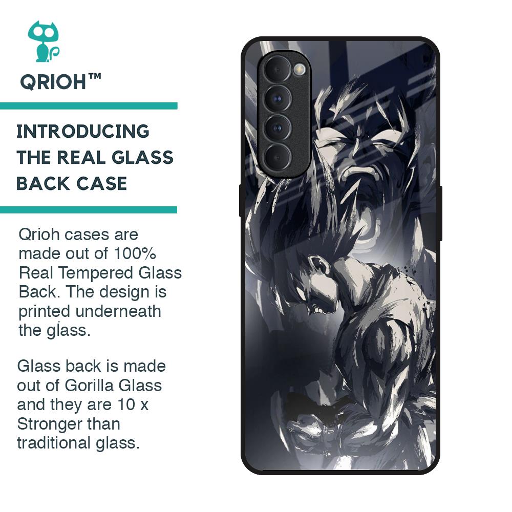 Sketch Art DB Glass Case for Oppo Reno4 Pro