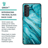 Ocean Marble Glass Case for Oppo Reno4 Pro