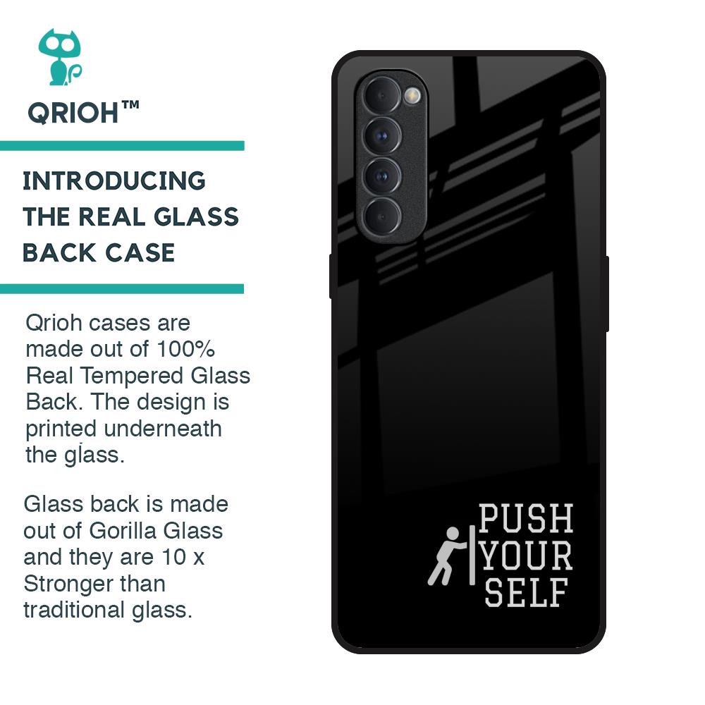 Push Your Self Glass Case for Oppo Reno4 Pro