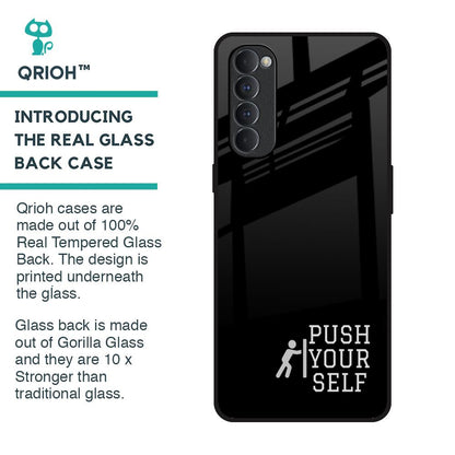 Push Your Self Glass Case for Oppo Reno4 Pro