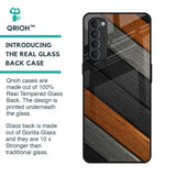 Tri Color Wood Glass Case for Oppo Reno4 Pro
