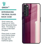 Brush Stroke Art Glass Case for Oppo Reno4 Pro