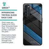 Multicolor Wooden Effect Glass Case for Oppo Reno4 Pro