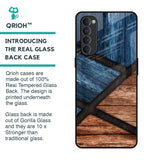 Wooden Tiles Glass Case for Oppo Reno4 Pro