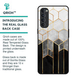 Tricolor Pattern Glass Case for Oppo Reno4 Pro