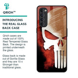 Red Skull Glass Case for Oppo Reno4 Pro