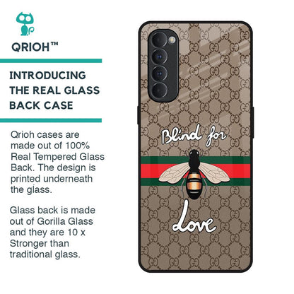 Blind For Love Glass Case for Oppo Reno4 Pro