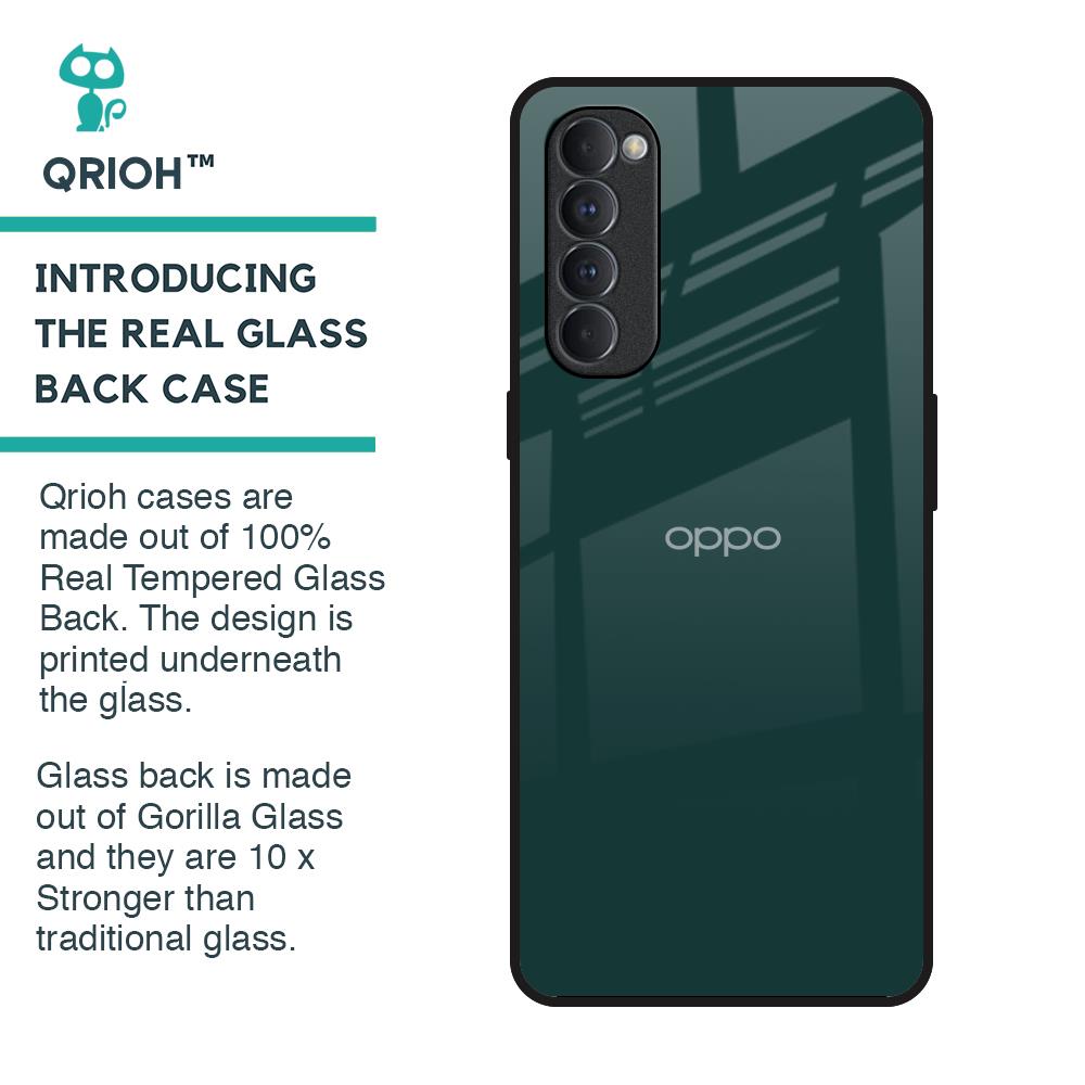 Olive Glass Case for Oppo Reno4 Pro